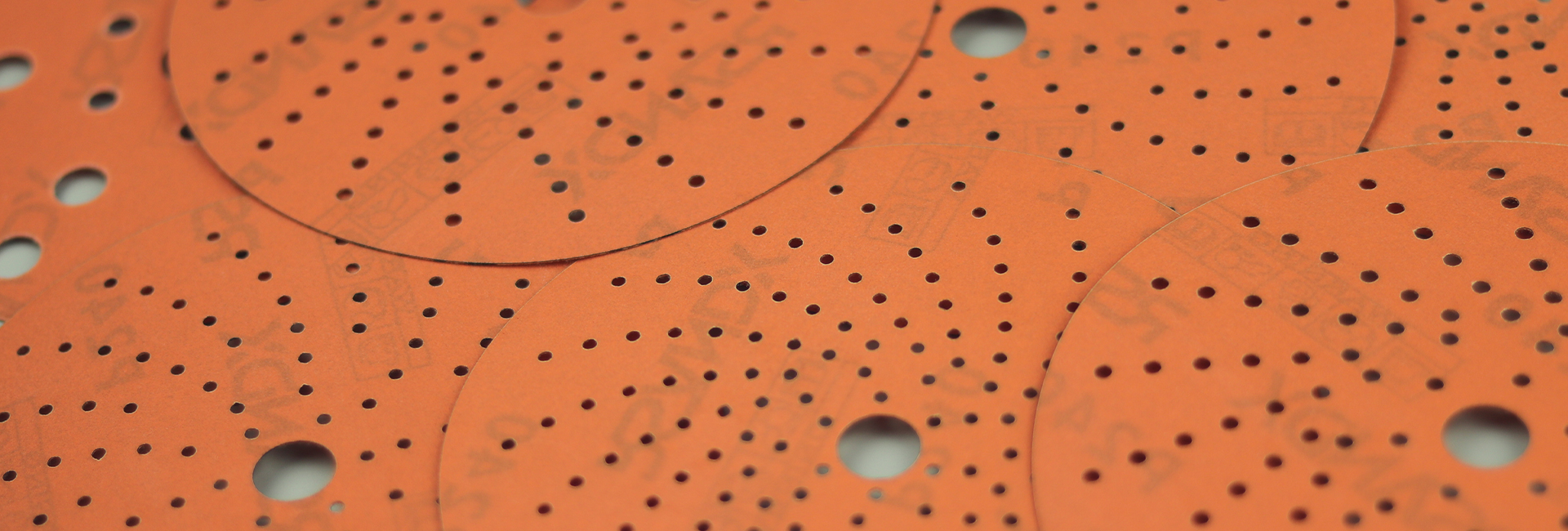 RS 75M Orange Sanding Discs - Premium ceramic abrasive film for professional refinishing